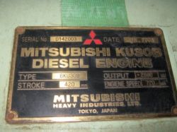 MITSUBISHI 6KU30B 2590KW 60HZ X2 2004 NEW